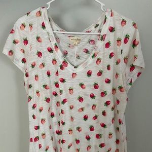 Strawberries and Cream Maison Jules Top